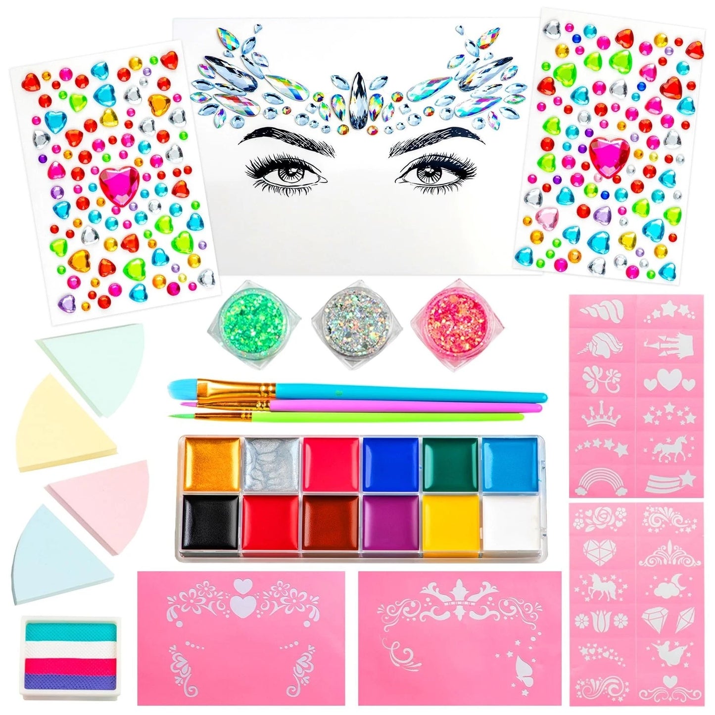 Unicorn & Jewels Face Painting Kit
