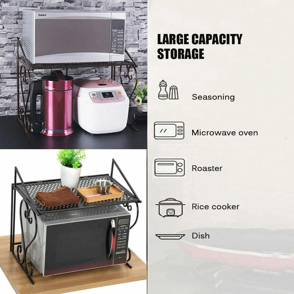 Metal Microwave Oven Rack
