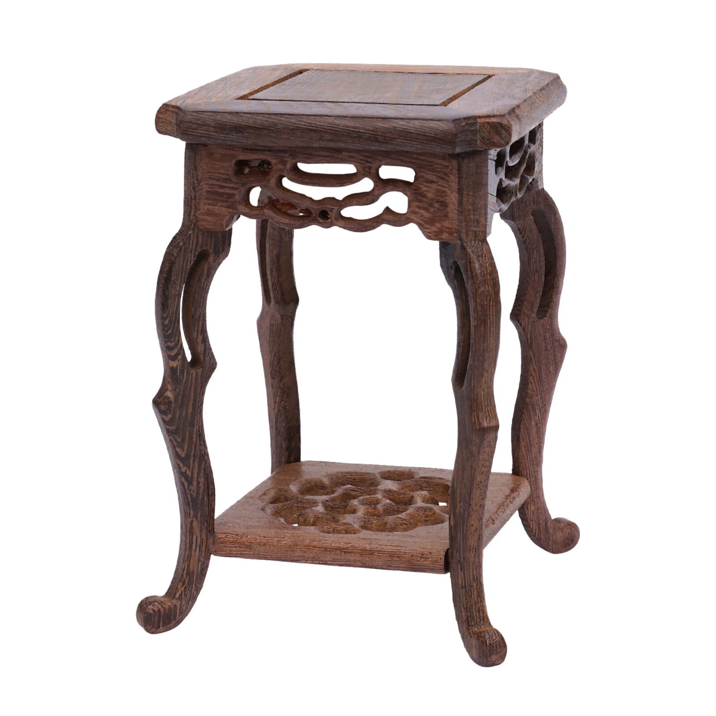 Vintage-Inspired Bonsai Base – Wood Art Deco Rack