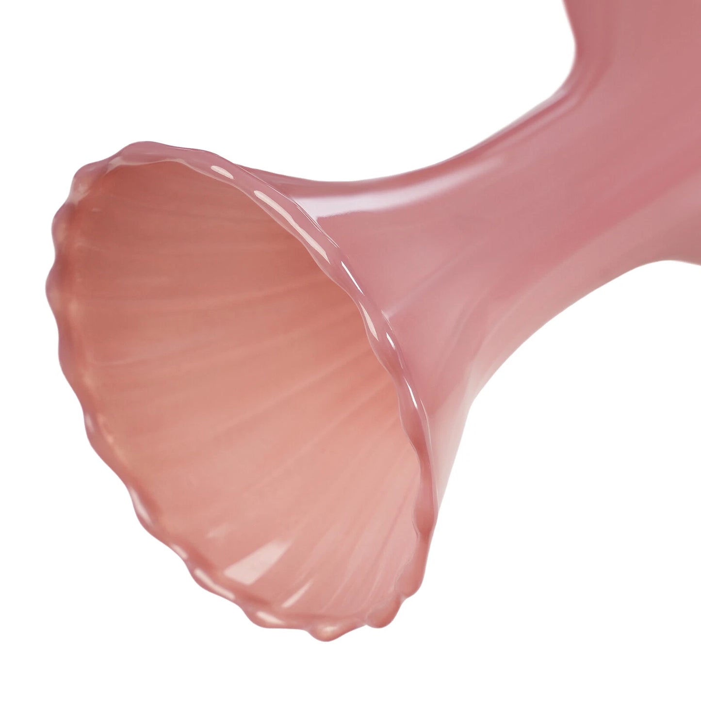 10 Pcs Pink Glass Vase Set