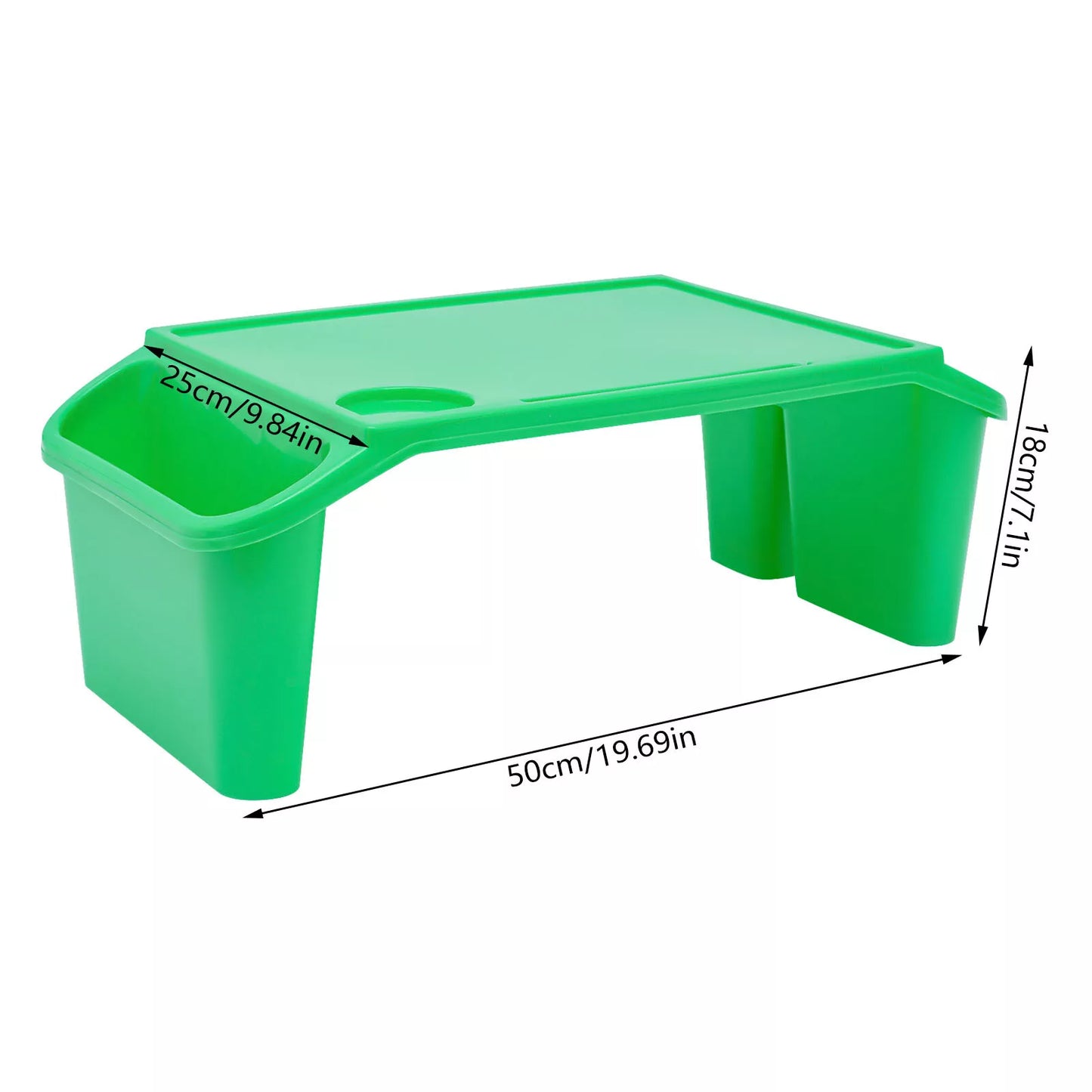 6-Piece Children's Multipurpose Lap Desk Set with Side Pockets