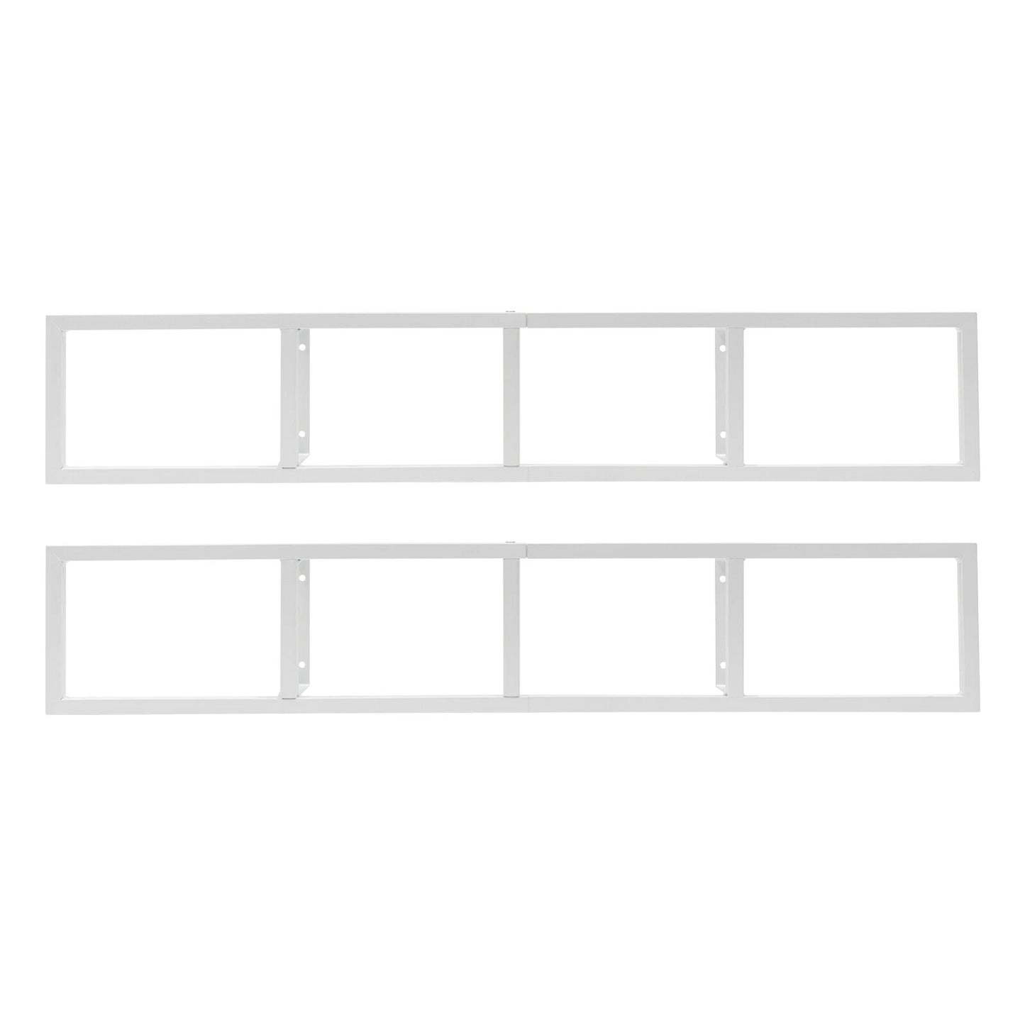 2PCS 34" Wall-Mount Media Storage Rack