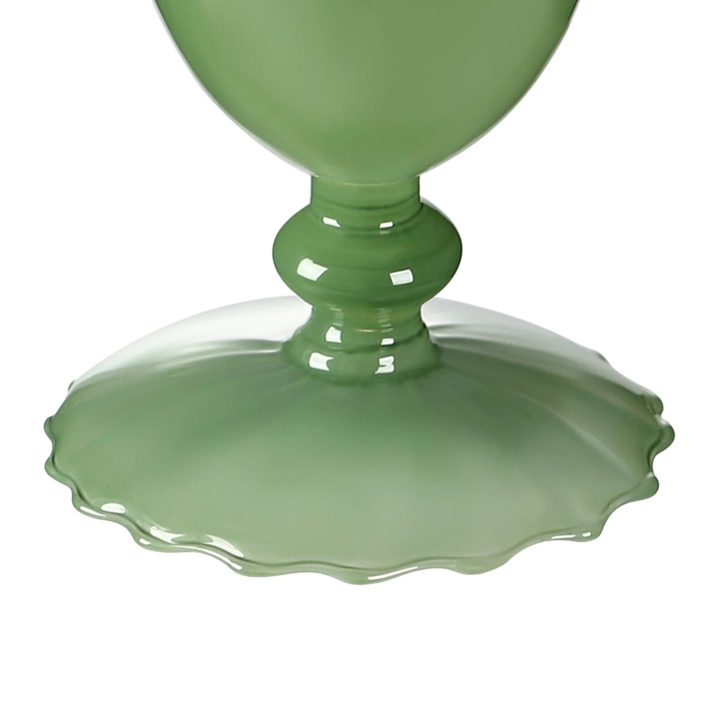 Glass Bud Vases – Small Green Mini Vases Set of 10