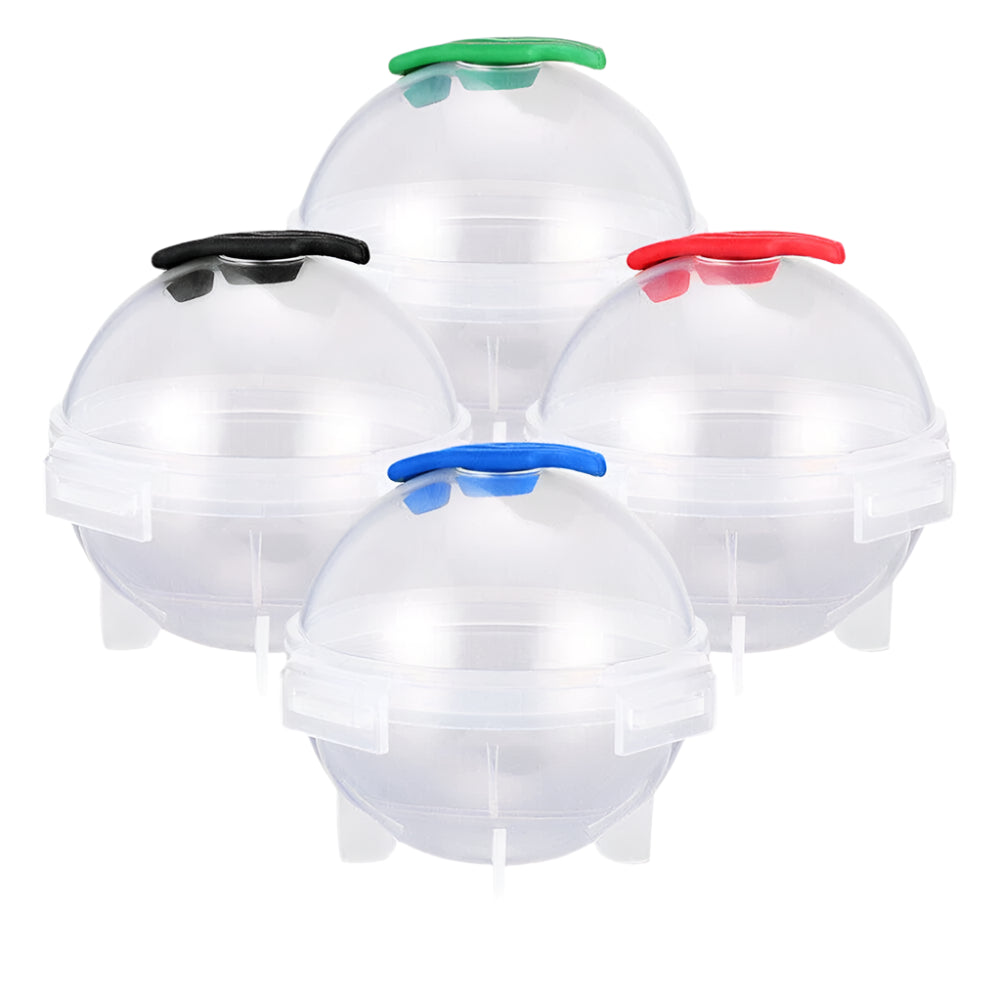 4 Pc 2'' Ice Ball Maker Mold – Silicone Sphere Tray