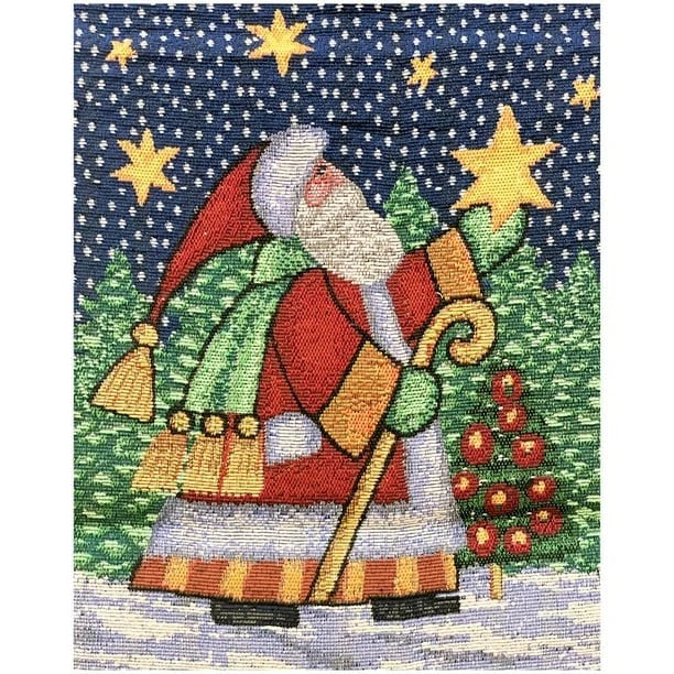 Santa Claus “Wish Upon a Star” Wall Tapestry