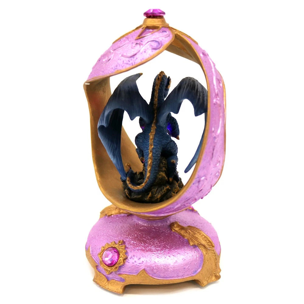 Jeweled Guardians 6" Dragon Figurine with Color-Changing Egg