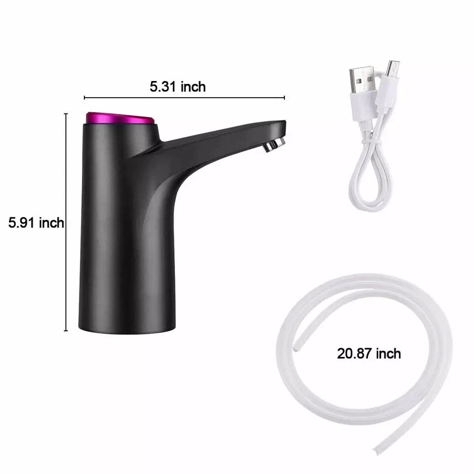 Electric Automatic Water Bottle Pump Dispenser – USB Rechargeable