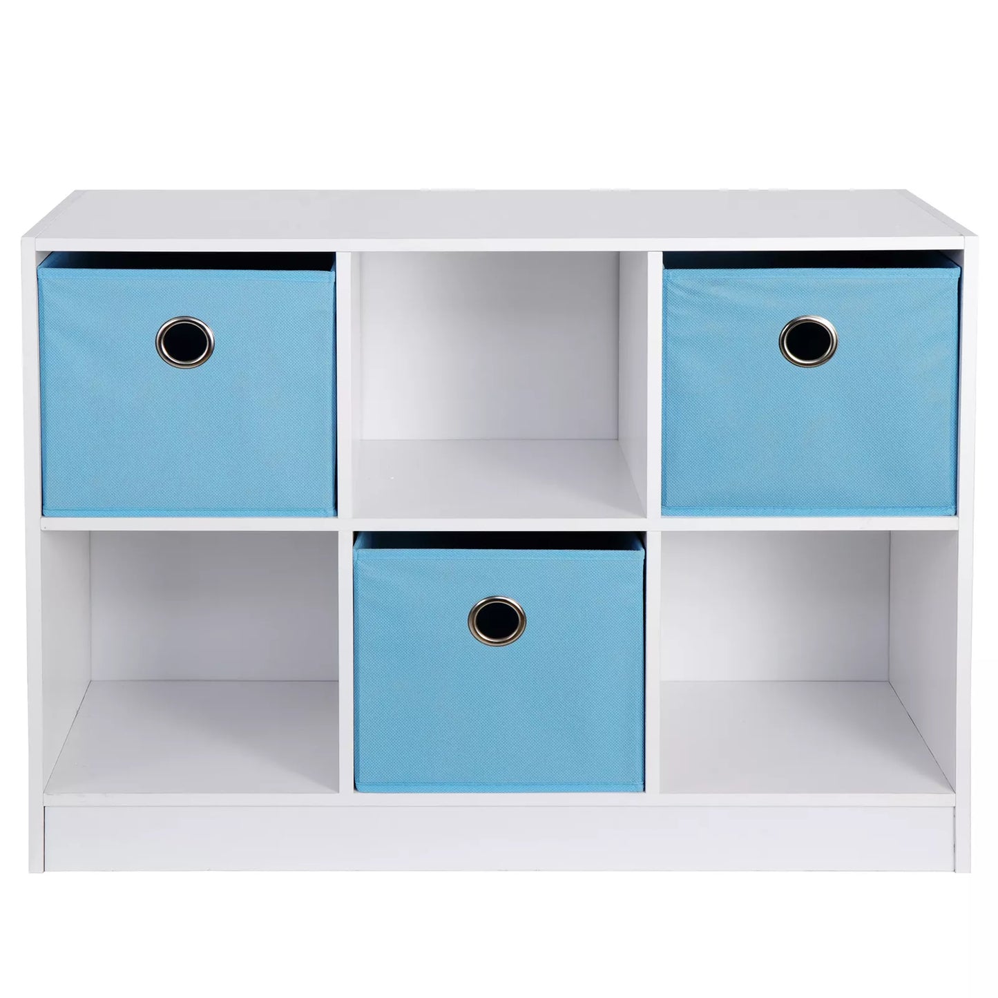 6-Cube Bookcase Storage Shelf