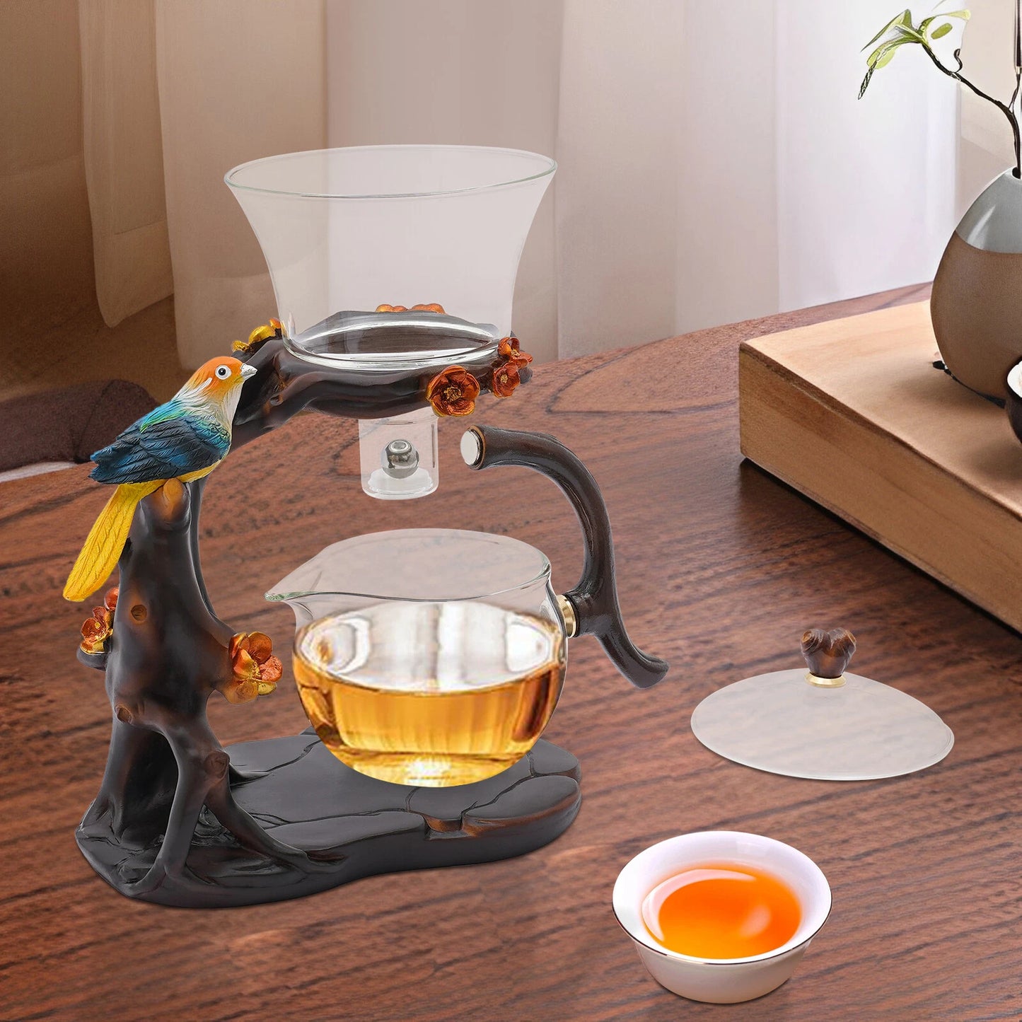 Automatic Drip Glass Tea Set