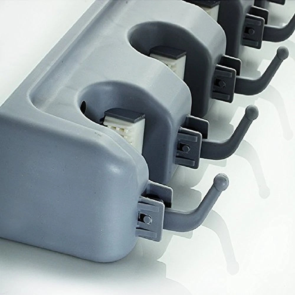 2-Pack Mop and Broom Holder Wall Organizer