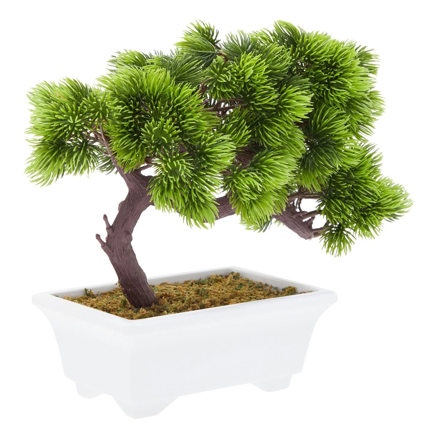 Artificial Bonsai Tree – Japanese Pine in White Pot