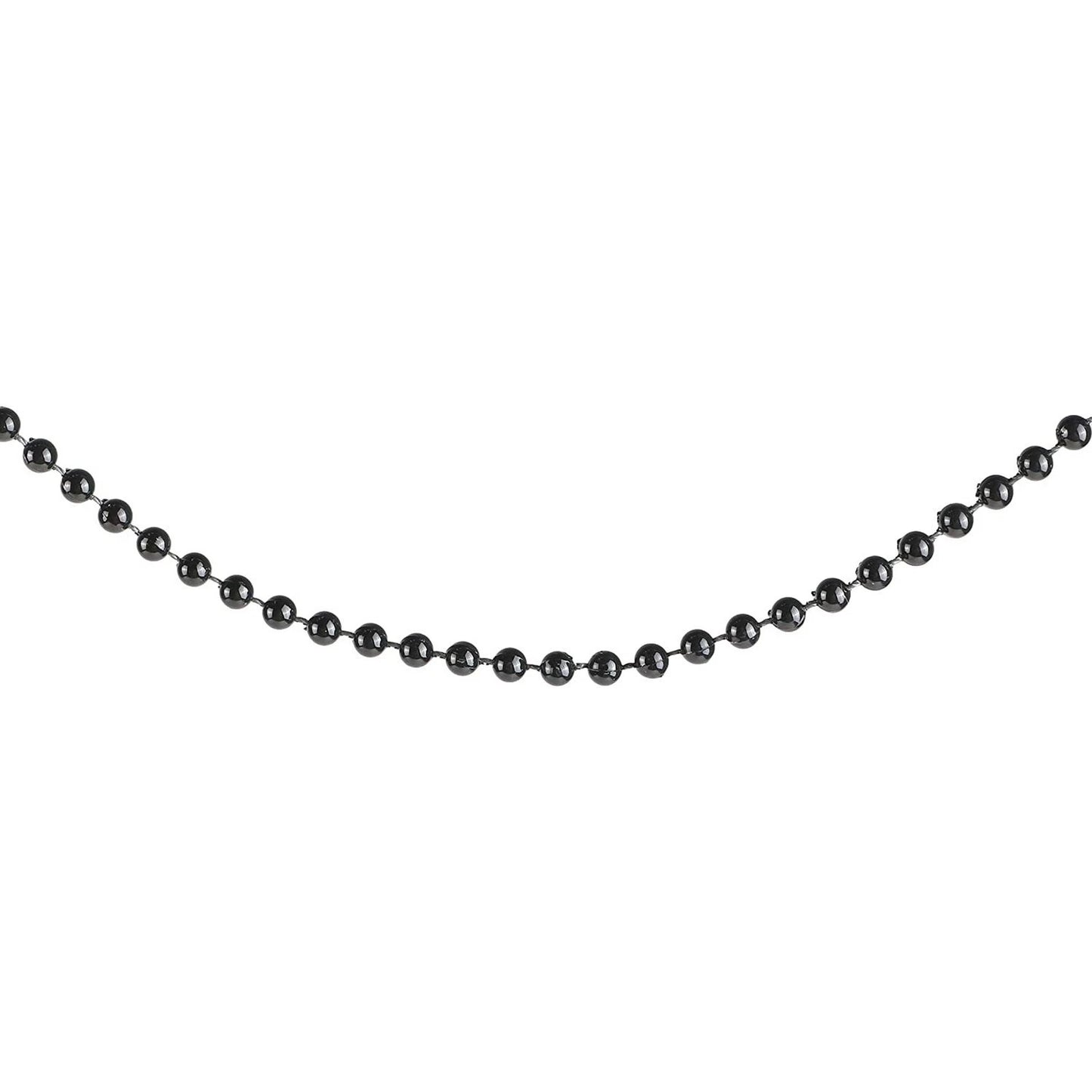 Black Pearl Beads on a String Roll for Crafts – 4 mm, 25 Yards