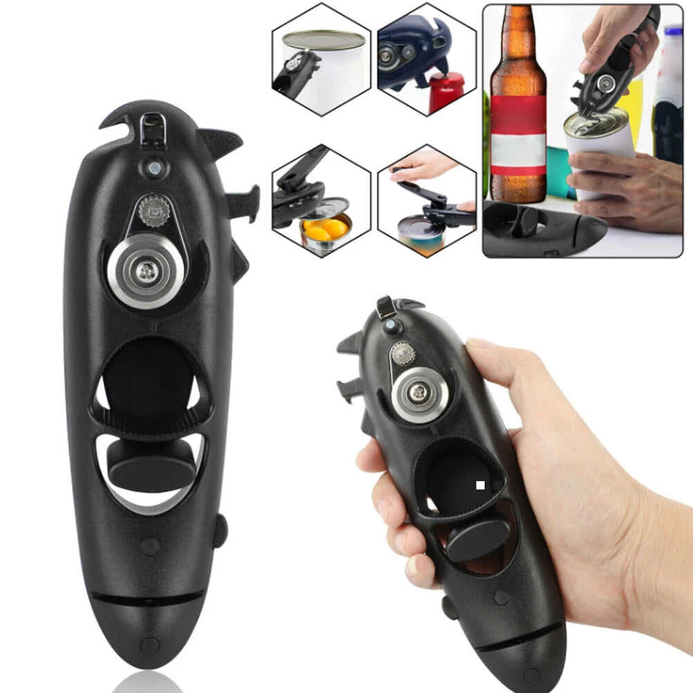 2-Pack 8-in-1 Manual Can Openers