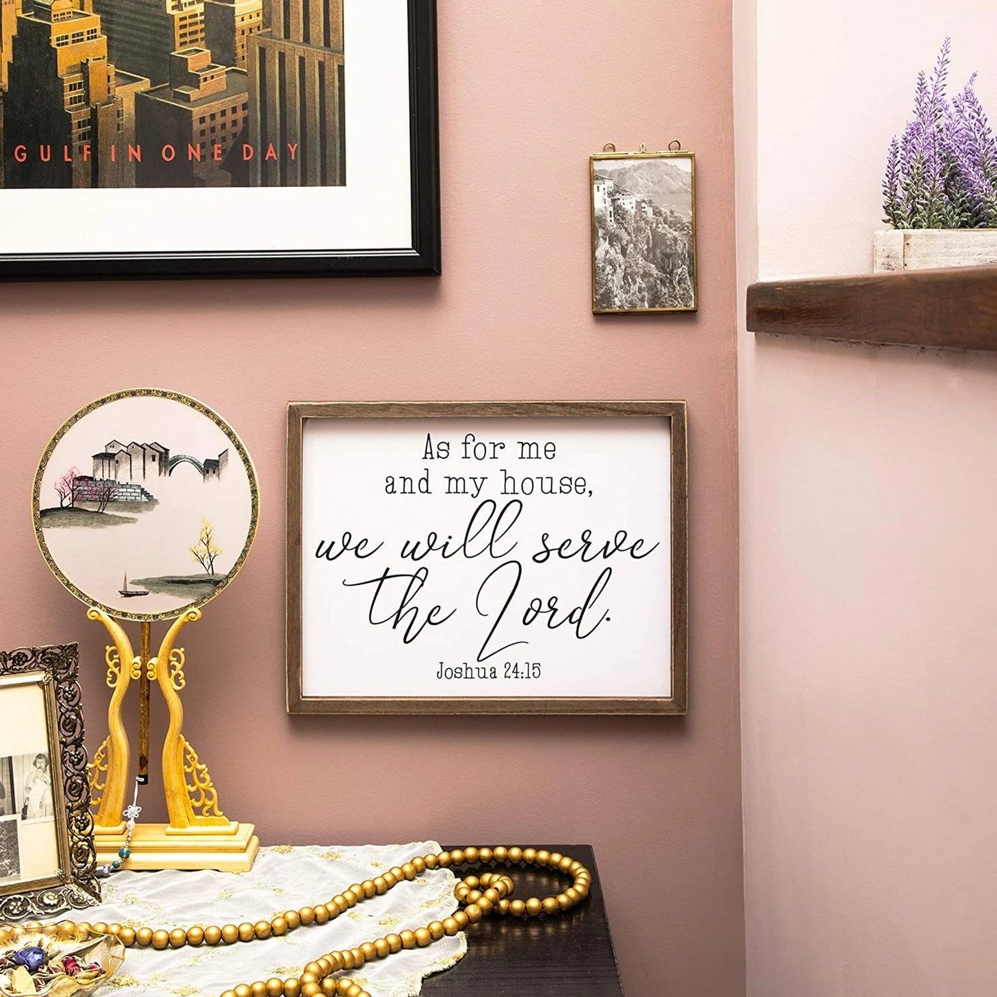 Religious Wall Art, Joshua 24:15 – "As for Me and My House"