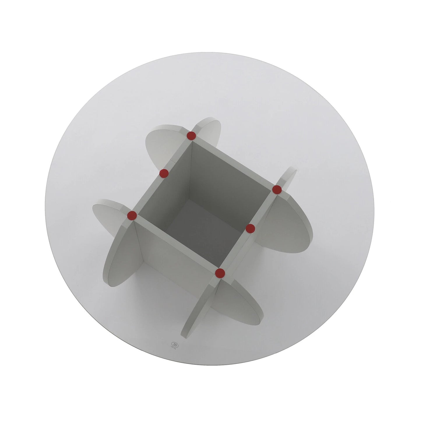 Round Glass Coffee Table – Tempered Glass