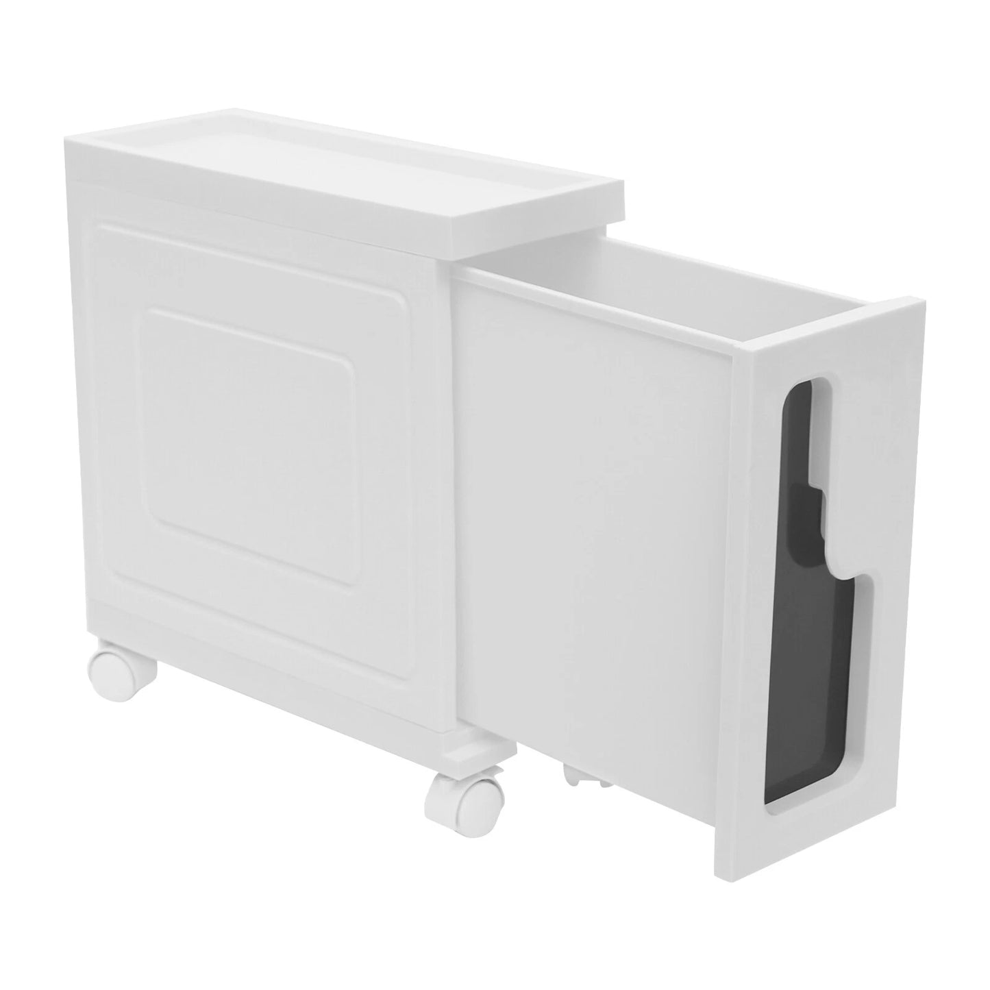 Slim Storage Cabinet – Bathroom & Home Organizer with Wheels