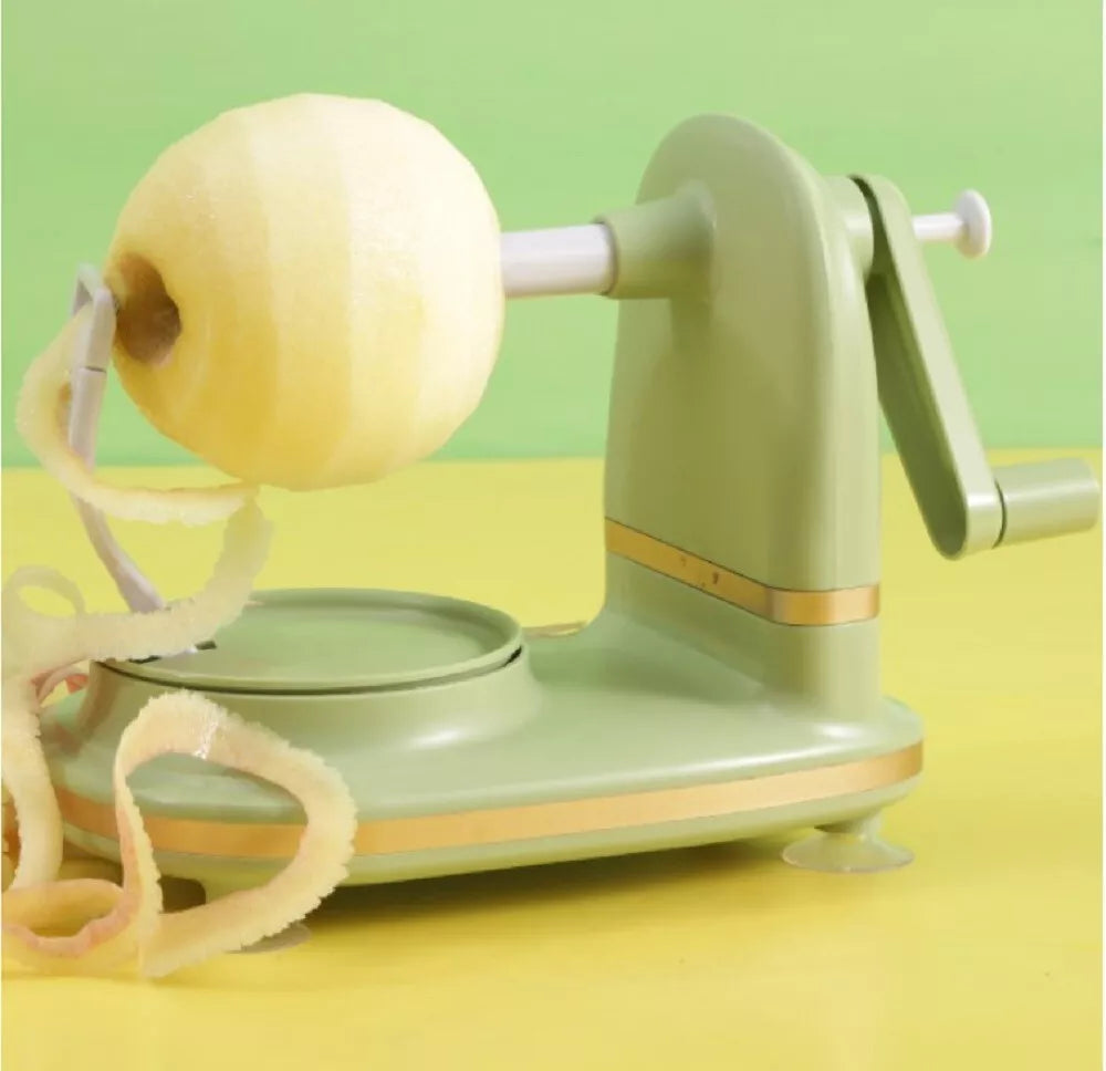 Hand-Cranked Apple Peeler Slicer