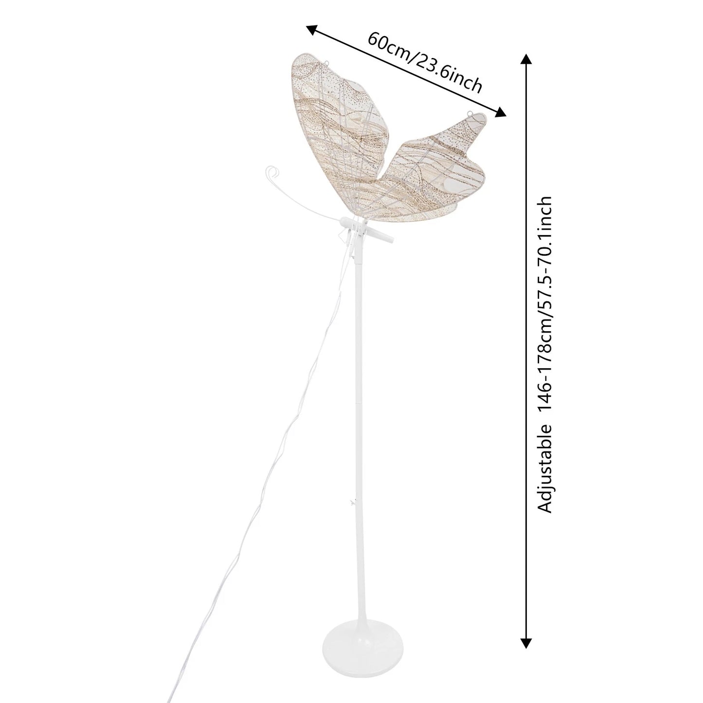 60cm Butterfly LED Floor Lamp