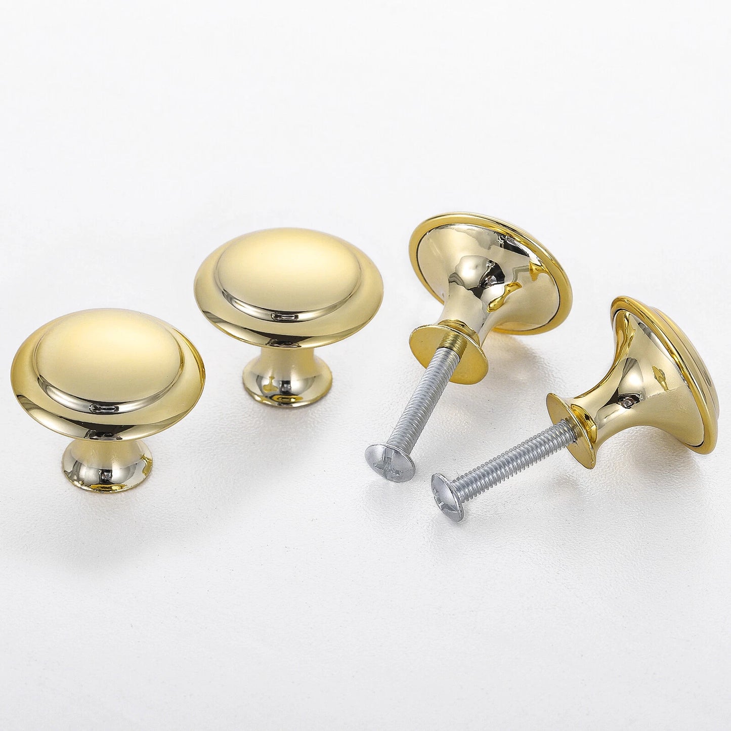 20PCS Brushed Gold Cabinet Knobs