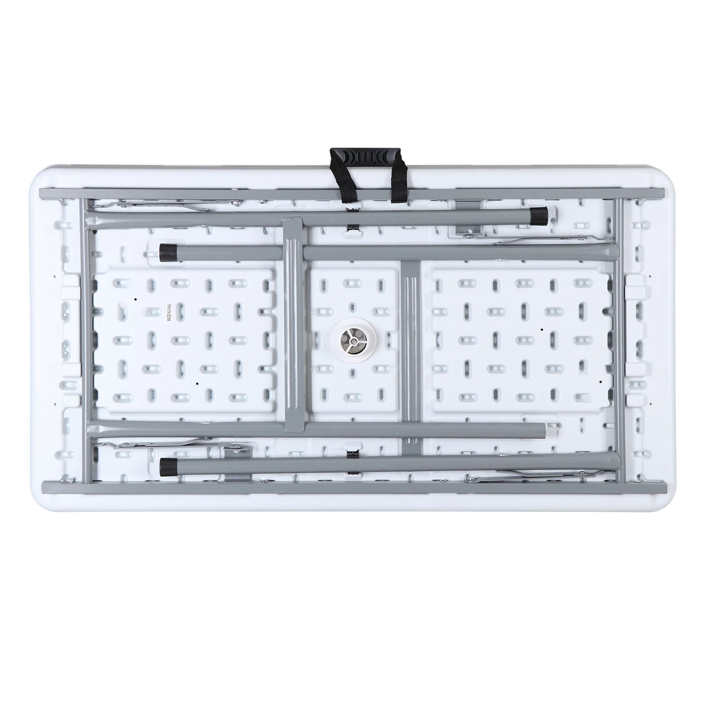 Portable Ice Cooler Table with Drain & Detachable Skirt