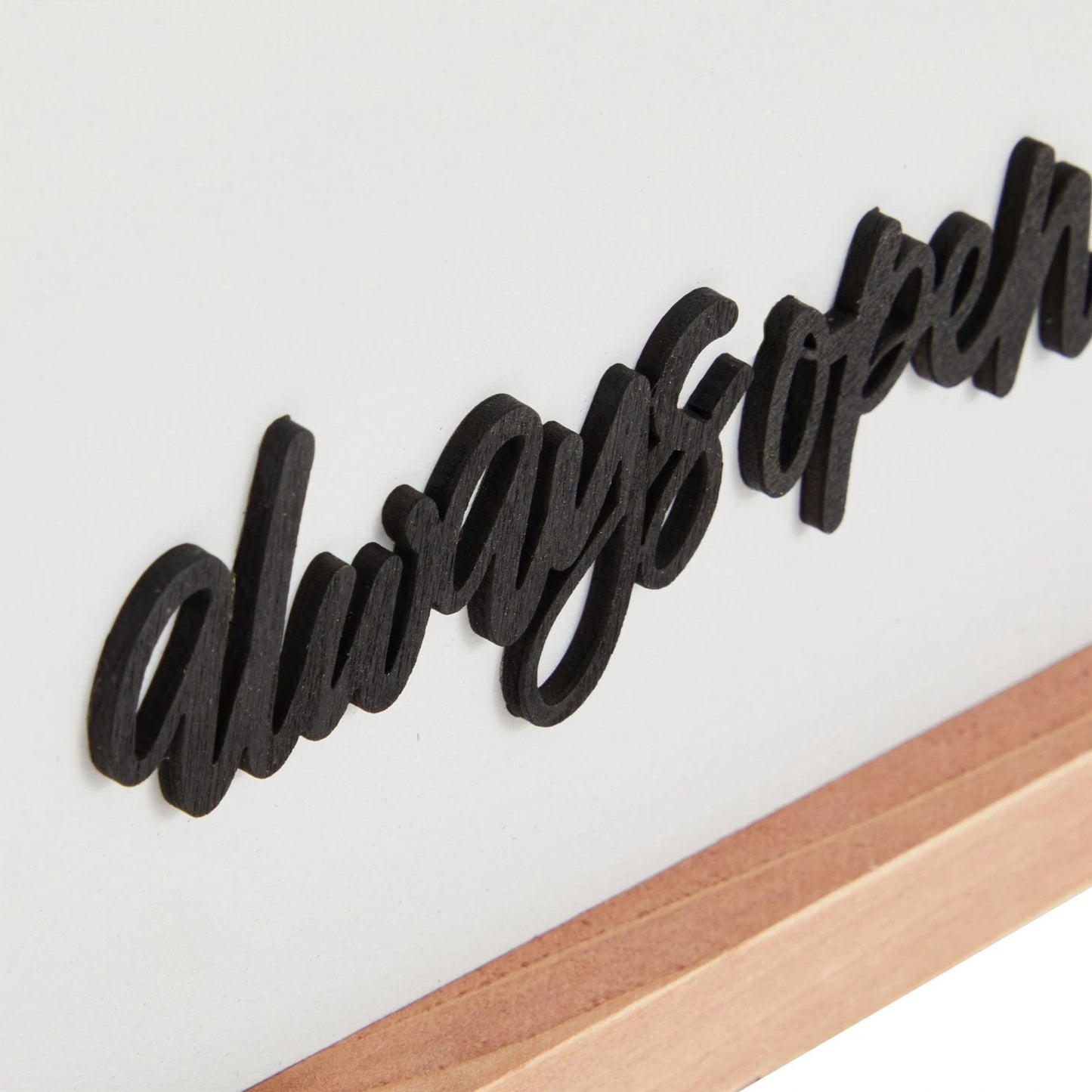 Farmhouse Kitchen Wall Sign – “This Kitchen Always Open Never Closes”