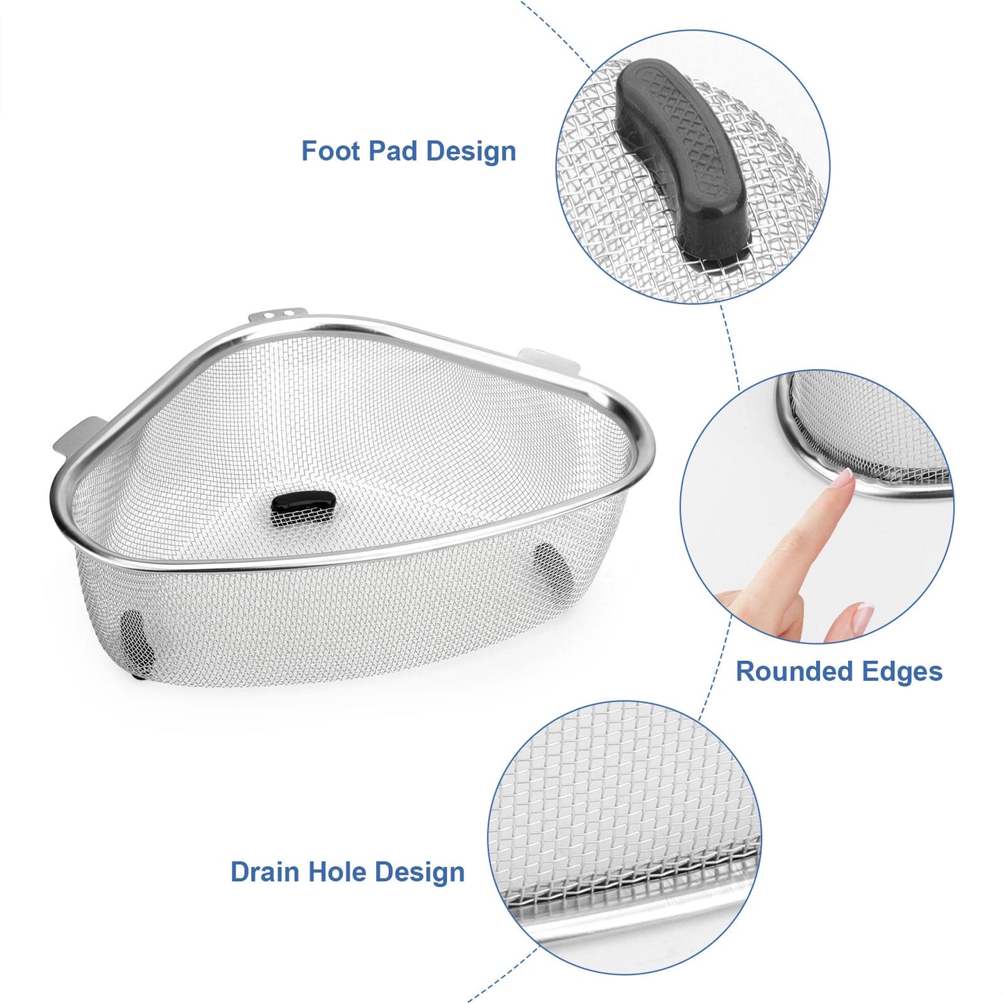 Stainless Steel Sink Strainer Basket