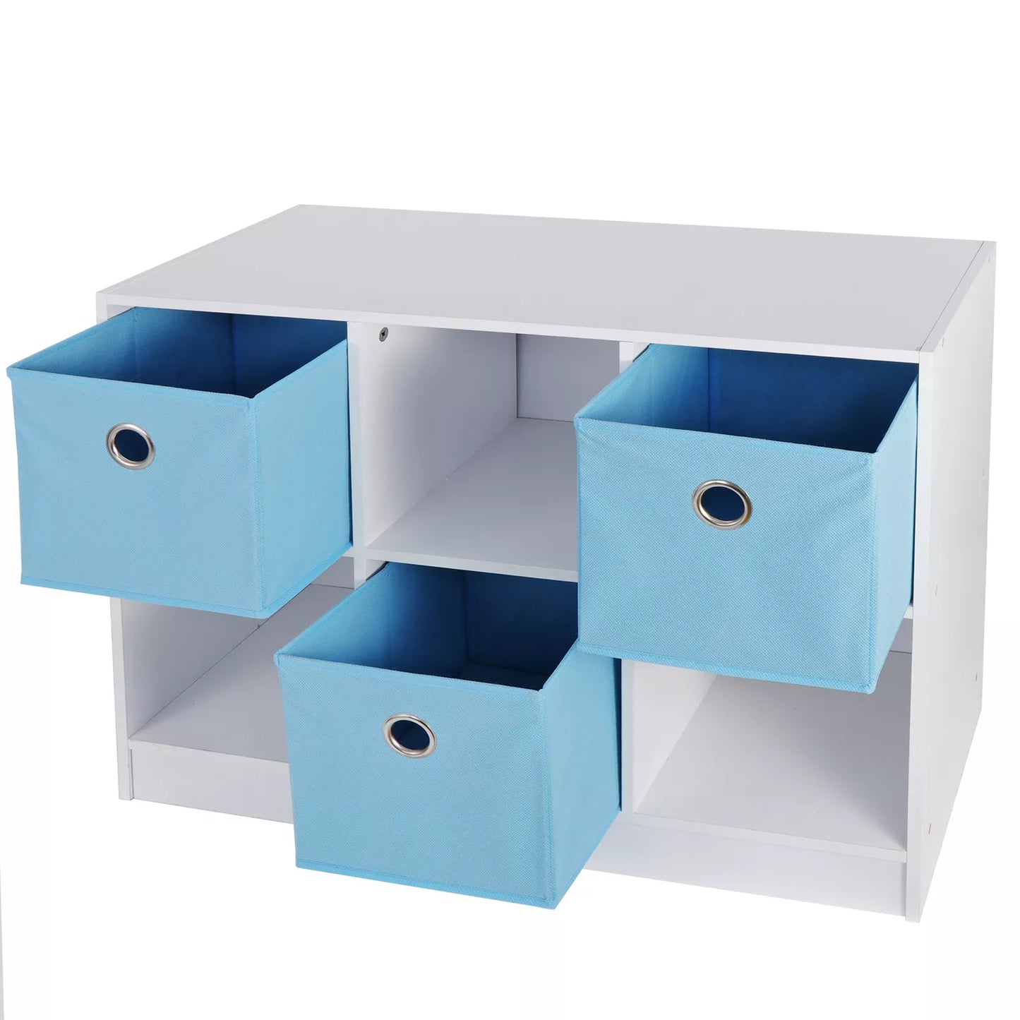 6-Cube Bookcase Storage Shelf