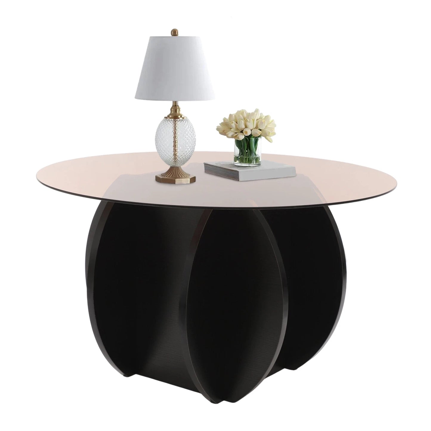 Round Glass Coffee Table – Tempered Glass