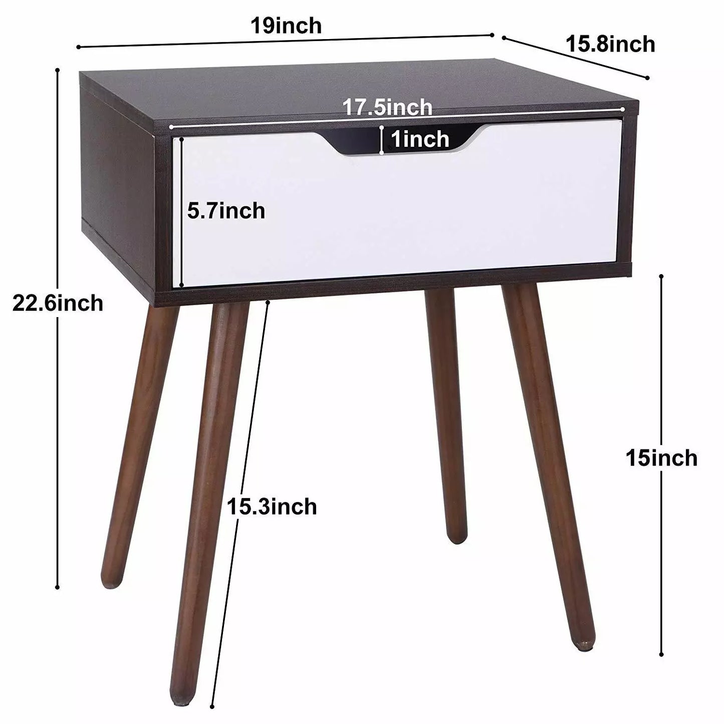 Side End Table with Drawer