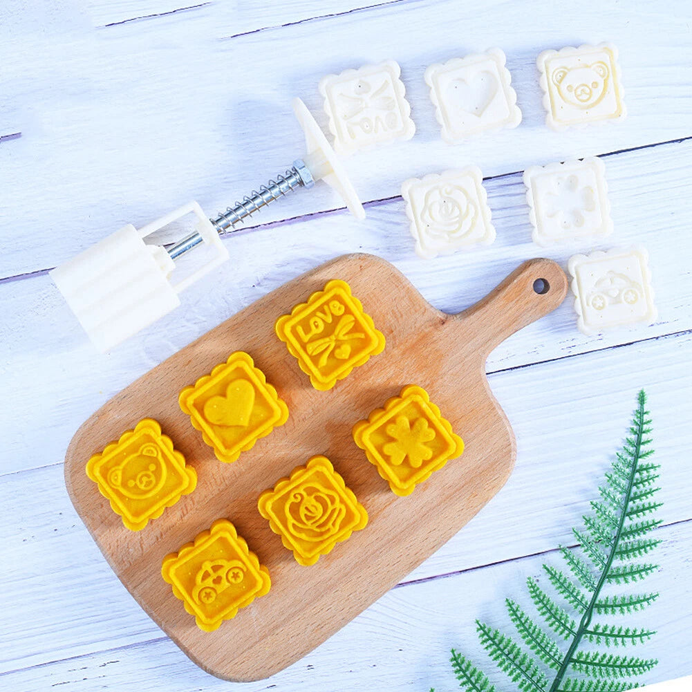 14 Pack Moon Cake Mold Set