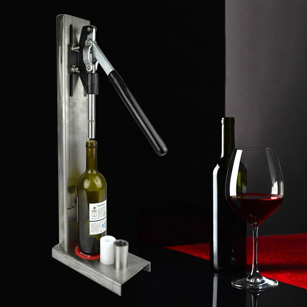 Manual Wine Bottle Corker with 2 POM Heads