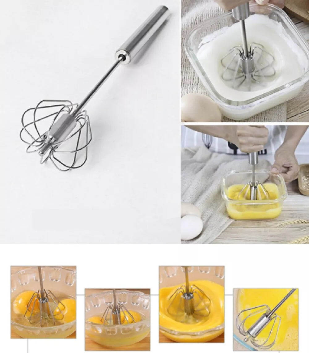 Semi-Automatic Egg Whisk 14 Inches