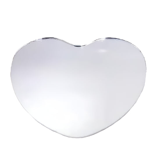 6 pcs Heart Shaped 10" Glass Mirrors Wedding Party Decorations