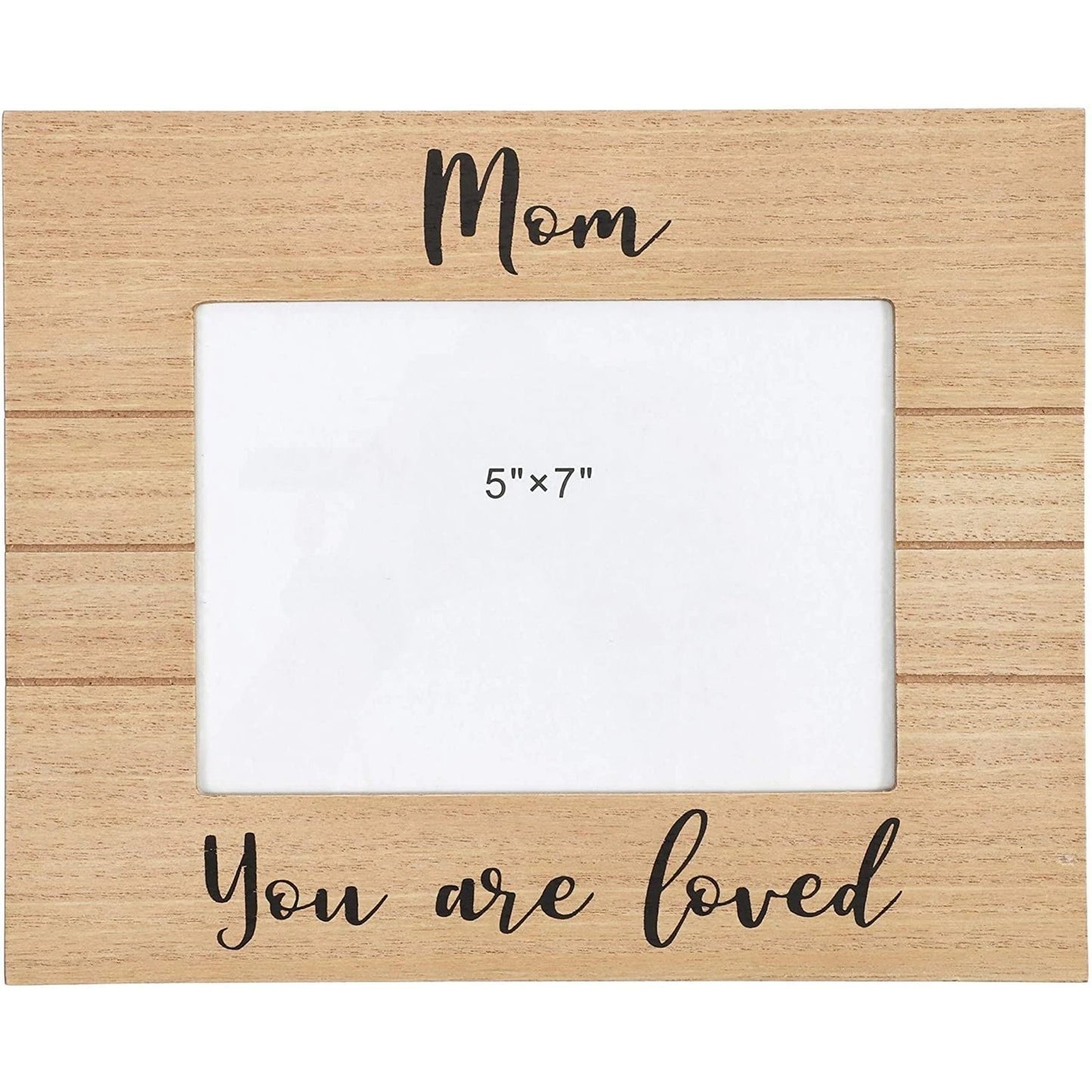 Mother’s Day Rustic Wooden Picture Frame – Fits 5x7 Photos
