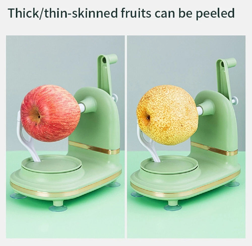 Hand-Cranked Apple Peeler Slicer