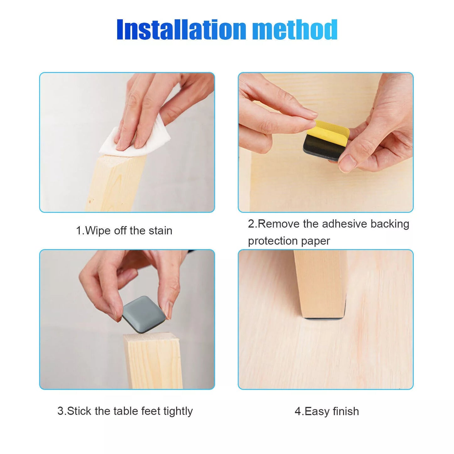 40/20 Pcs Chair Leg Feet Pads Glides Sliders