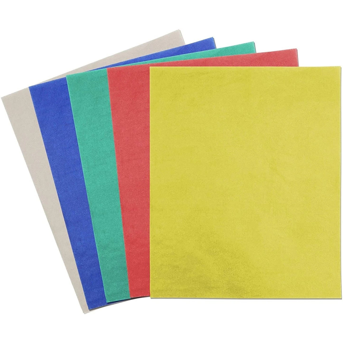 50-Pack Carbon Transfer Paper – 9 x 11", Multicolored