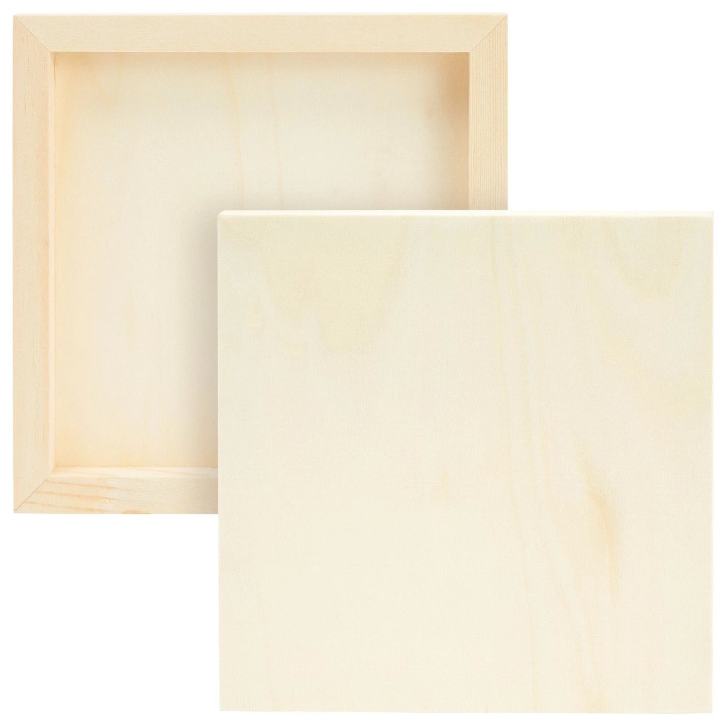 6-Pack Unfinished Wood Panels for Painting