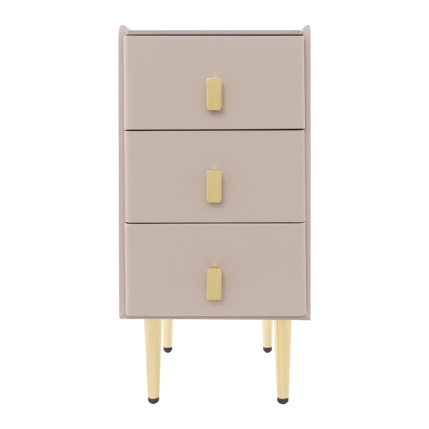 Narrow Nightstand with Drawers – Bedside Table