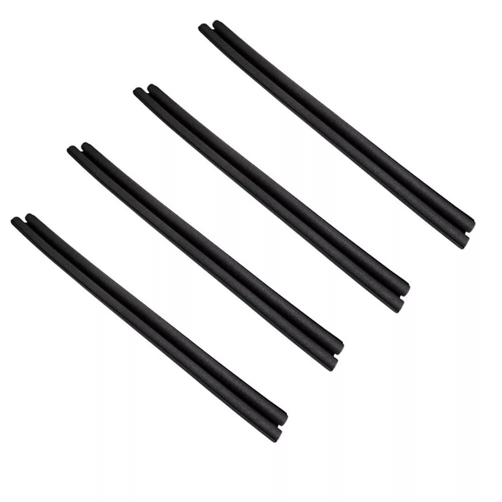 2-4 Pack Black Under Door Bottom Seal Strip Stopper Door