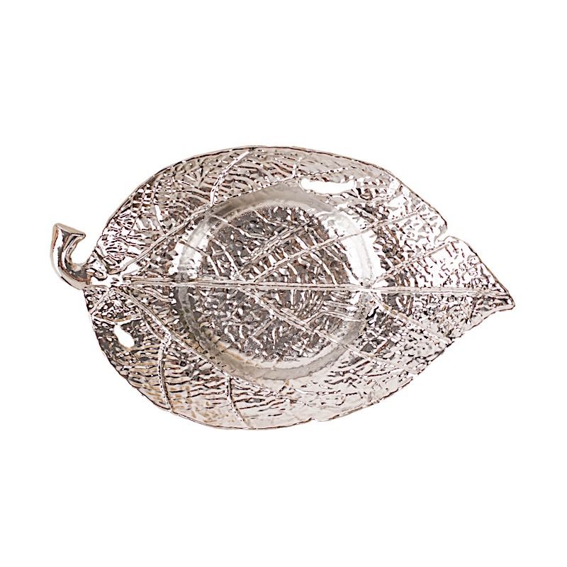 3 Metal Maple Leaf Votive Candle Holders