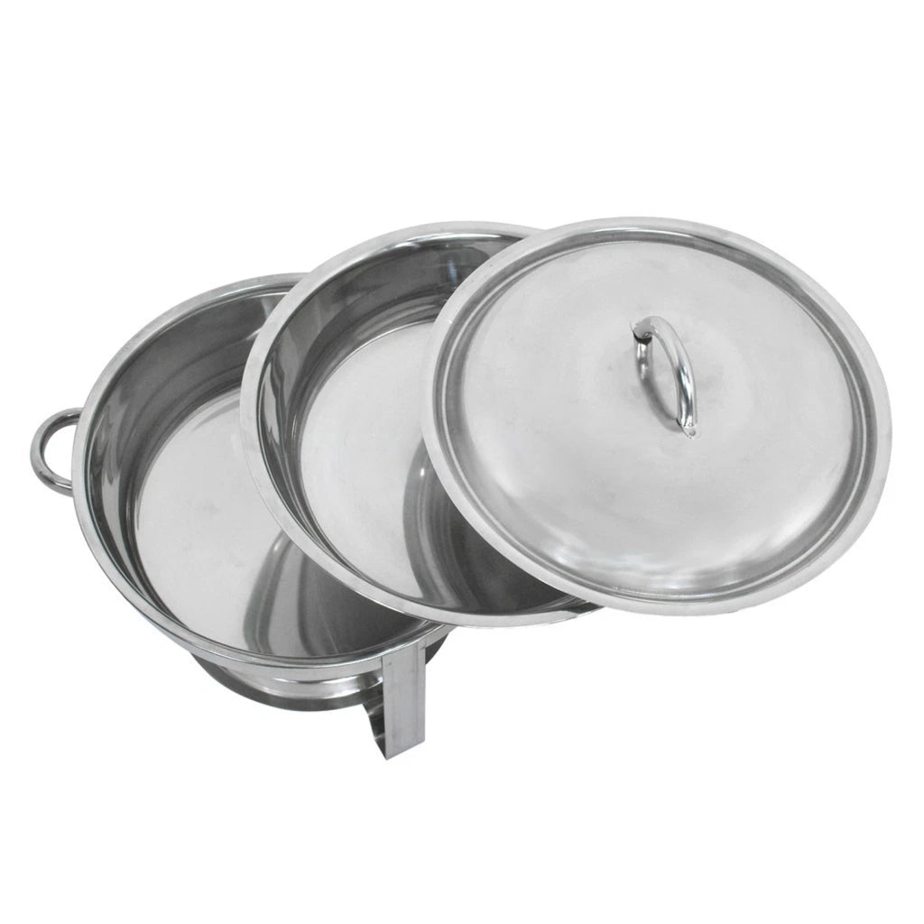 Home Collection 5Qt Stainless Steel Round Chafing Dish