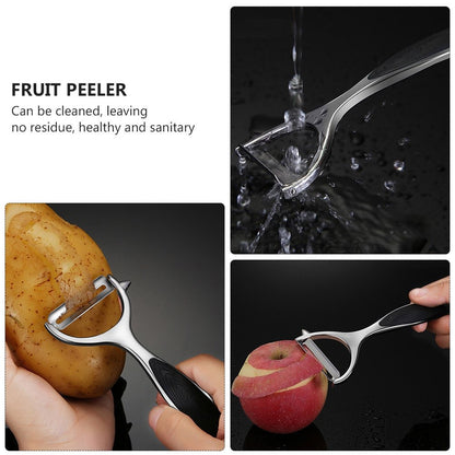 Home Collection 2Pcs Stainless Steel Vegetable Peeler Set