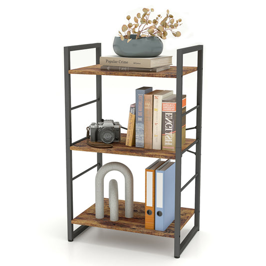3-Tier Adjustable Small Bookshelf