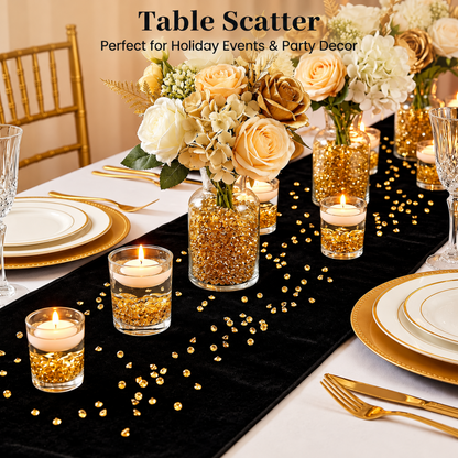 Home collection 28000PCS 3mm Gold Acrylic Diamonds