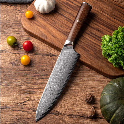 13.5-Inch Damascus Stainless Steel Kitchen Knife