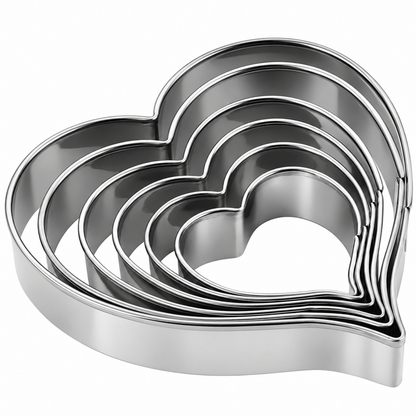 Home Collection Stainless Steel Cookie Cutter Set Thickened Sandwich and Biscuit Molds