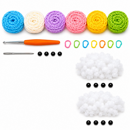 Home Collection Coaster Flower Pot Crochet Kit for Beginners