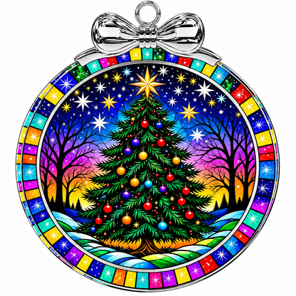 Home Collection Crystal Glass Christmas Ornament Hanging Tree Decoration and Holiday Keepsake Gift