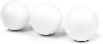 Home Collection 12 Pack 4" White Craft Foam Balls
